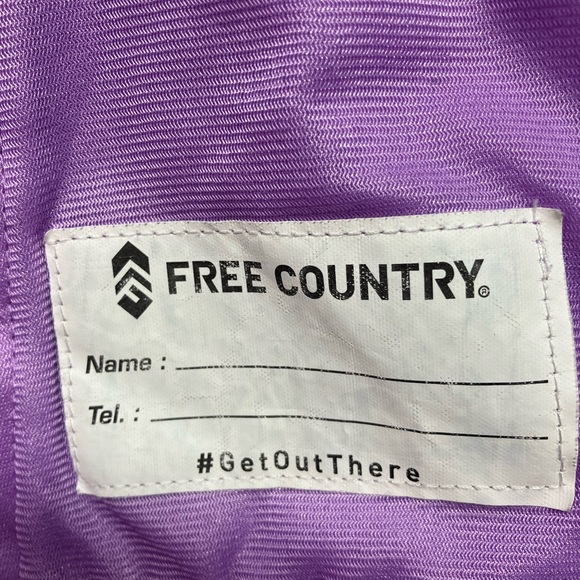 Free Country Girl’s Coat/Jacket, Size 14-16, Purple, Faux Fur lining - Picture 4 of 6